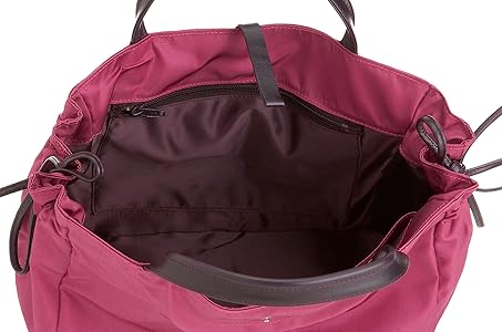ブロンティベイパリス ナイロン ハンドバッグ コモ レッド 赤 軽量 ブロンティベイパリス ナイロン ハンドバッグ コモ レッド 赤